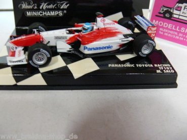 1/43 Minichamps Panasonic Toyota Rac. TF102 M.Salo 2002
