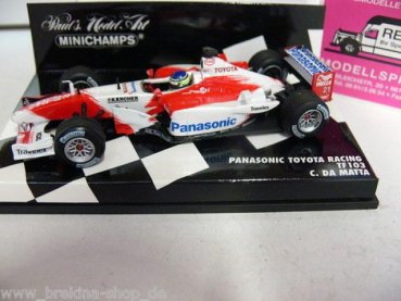 1/43 Minichamps Panasonic Toyota TF103 C. da Matta 2003