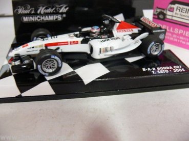 1/43 Minichamps B.A.R Honda 007 T. Sato 2005 #4 400050004