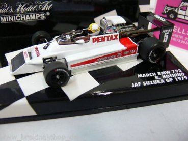 1/43 Minichamps March BMW 792 Hoshino JAF Suzuka 1979