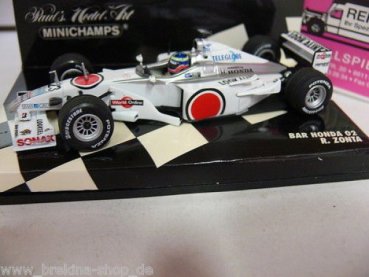 1/43 Minichamps B.A.R Honda 02 R. Zonta 2000 #23 430000023