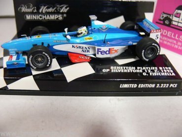 1/43 Minichamps Benetton Playl. B198 Fisichella 1998 GP 430980075