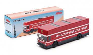 1/64 Schuco MB O 317 Renntransporter Porsche 452026100