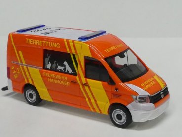 Preview: 1/87 Herpa VW Crafter Fw Hannover Tierrettung Interschutz 2022