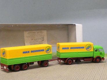 1/87 Herpa MB NG Willi Betz MAX SCHWENK Planen-Hängerzug