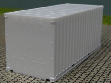 1/87 Herpa20 ft Container weiß geriffelt #2
