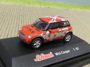 1/87 Schuco Mini Cooper Xplod Sony 21794