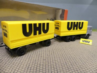 1/87 Albedo MAN F80 UHU Planen-Hängerzug