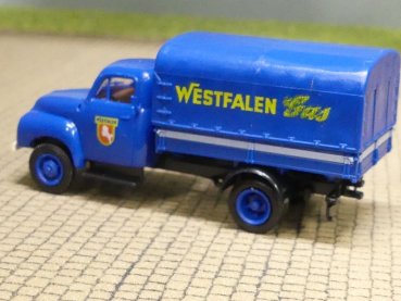 Preview: 1/87 Brekina Opel Blitz Westfalen Gas Pritsche/Plane