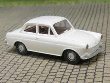 1/87 Brekina VW 1500 Limousine weiß Radkappen chrom