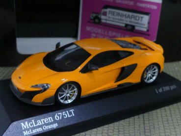 1/43 Minichamps McLaren 675LT orange 1of200pcs 537 154421