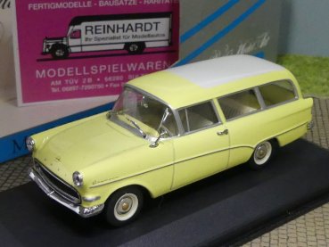1/43 Minichamps Opel Rekord P1 Caravan 1958-1960 hellgelb 430 043210