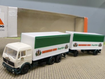 1/87 Herpa Albedo MB NG Dortmunder Union Siegel Pils Koffer HZ #483