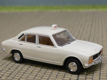 1/87 Brekina Peugeot 504 TAXI hellelfenbein