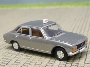 1/87 Brekina Peugeot 504 TAXI grau metallic SAI 2095.2
