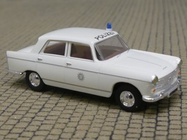 1/87 Brekina Peugeot 404 Autobahnpolizei Saarland 29003
