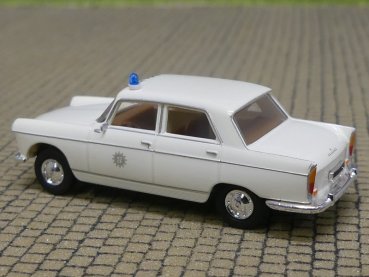 1/87 Brekina Peugeot 404 Autobahnpolizei Saarland 29003