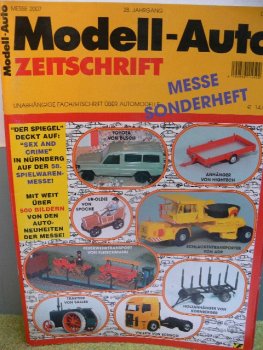 Modell Auto Zeitschrift MAZ 2007 Messe Sonderheft