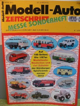 Modell Auto Zeitschrift MAZ 2012 Messe Sonderheft
