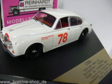 1/43 Vitesse Jaguar MKII 3.8 Tour de France 1960 #78 Consten/Renel L191A