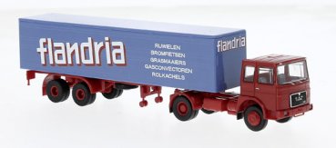1/87 Brekina MAN F7 Flandria Koffer Sattelzug 78164