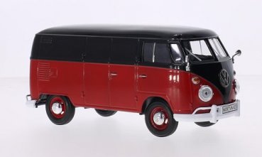 1/24 Motor Max VW T1 Kasten schwarz/rot 79342