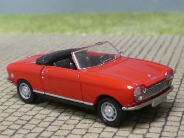 1/87 Brekina Peugeot 204 Cabrio rot 29175