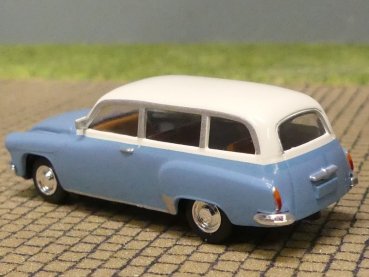 Preview: 1/87 Brekina Wartburg 311 Kombi hellblau/weiß 1959, 27193