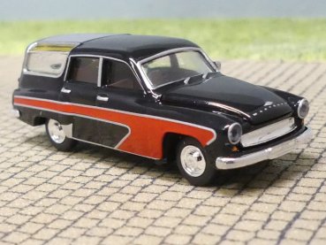 1/87 Brekina Wartburg 311 Camping schwarz/rot 1959, 27122