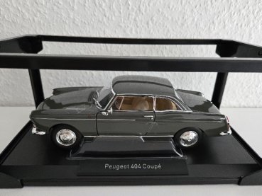 1/18 Norev Peugeot 404 Coupe 1967 Graphite Grey 184834