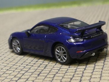 1/87 Minichamps Porsche Cayman GT4, 2019 dunkelblau metallic 870067600