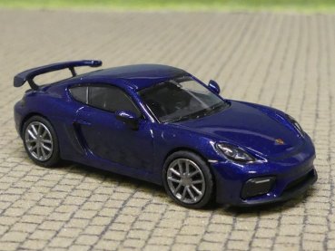 1/87 Minichamps Porsche Cayman GT4, 2019 dunkelblau metallic 870067600