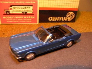 1/43 AMR Century Ford Mustang Cabriolet blaumetallic 1600