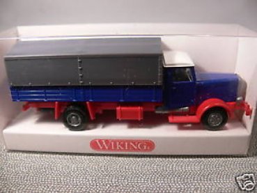 1/87 Wiking Hanomag blau Planen LKW 846 01 B
