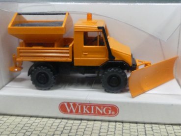 1/87 Wiking Unimog mit Schneepflug 646 02