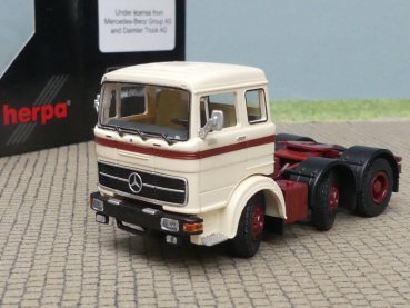 1/87 Herpa MB LPS 2032 Solozugmaschine beige 87MBS026246
