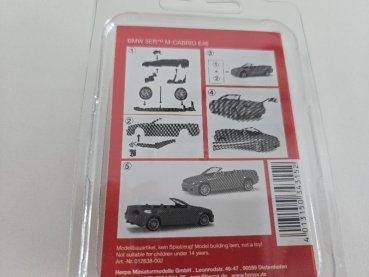 1/87 Herpa Minikit Audi Cabrio weinrot 012287-006