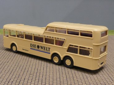 1/87 Brekina MB O 317 1 1/2 Decker Krefeld Welt am Sonntag