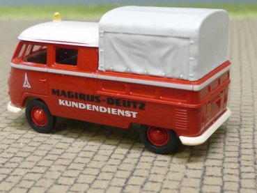1/87 Brekina # 1668 VW T1 b DoKa Magirus Deutz Kundendienst 32825