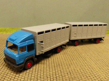1/87 Wiking Iveco Viehtransport-Hängerzug 565 A