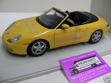 1/18  Minichamps UT Porsche 911 996 Cabrio gelb