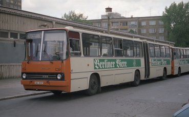 1/87 Brekina Ikarus 280 BVB Berlin (Ost) Berliner Biere Linksträger 96222 Sondermodell Reinhardt