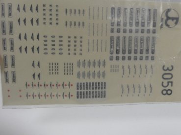 1/87 FRÖWIS DECALS HVV Linien Wagen Autoschilder (für MB O 305) #3058