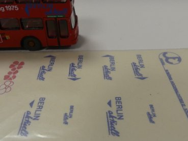 1/87 FRÖWIS DECALS BVG Bonhoff + Berlin aktuell (für MAN SD 200) #3012
