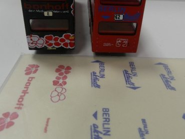 1/87 FRÖWIS DECALS BVG Bonhoff + Berlin aktuell (für MAN SD 200) #3012