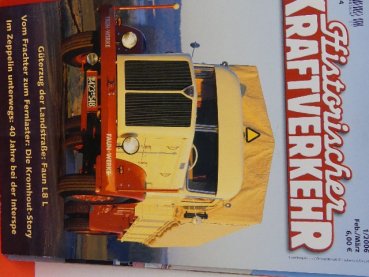 Historischer Kraftverkehr 2006 1 Februar/März