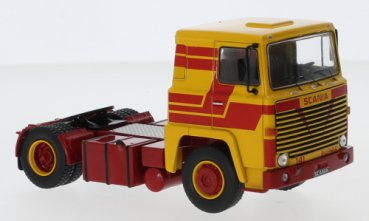 1/43 IXO Scania LBT 141 Zugmaschine gelb/rot TR0 75