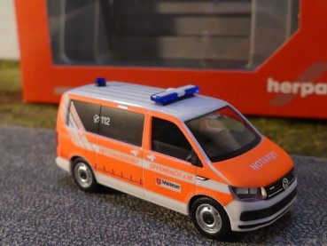 1/87 Herpa VW T6 Bus Malteser Offenbach 093415
