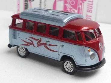 1/87 Brekina # 1944-1 VW T1 b Camper geschlossen kupferrot/blausilber Sondermodell Reinhardt