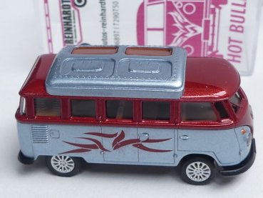 1/87 Brekina # 1944-1 VW T1 b Camper geschlossen kupferrot/blausilber Sondermodell Reinhardt